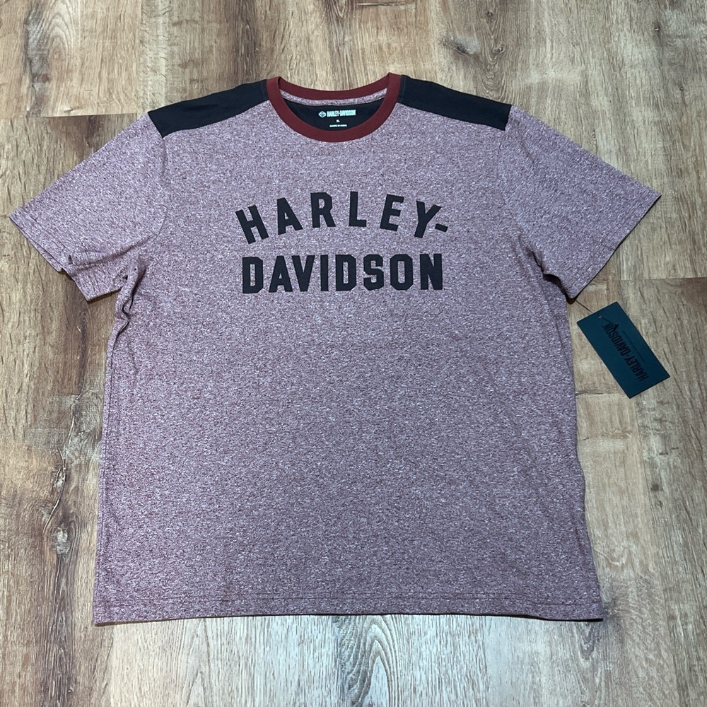 Harley-Davidson Men's Staple Tee Red 96048-23VM Size XL